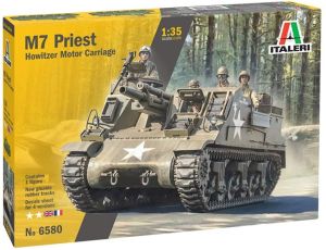 ITA6580 - Tanque M7 Priest para montar y pintar
