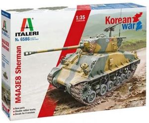 ITA6586 - M4A3E8 Tanque Sherman Guerra de Corea para montar y pintar