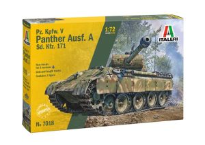 ITA7018 - Tanque PANTHER V Pz.Kpfw. A sd para montar y pintar
