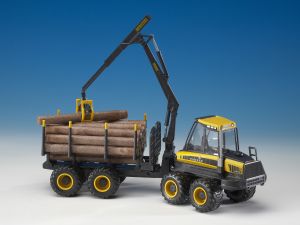 EMEK77600 - PONSSE elefante máquina forestal con brazo de carga y remolque