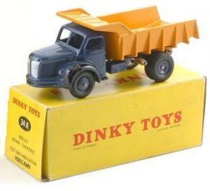 DIN34A - Transporter BERLIET 4x2 Azul y amarillo – Edición ATLAS
