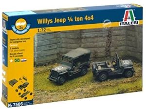 ITA7506 - JEEP WILLIS y 4x4 montaje rapido para montar y pintar