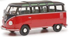 SCH7857 - VOLKSWAGEN T1b Samba Negro y rojo