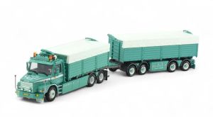 TEK85098 - SCANIA 142 Torpedo 6x4 rígido con remolque de 2+2 ejes JAKOB PEDERSEN