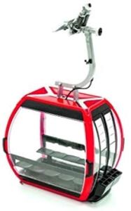 JC82101 - Telecabina Omega V roja para 10 plazas 1/87