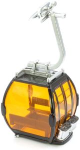 JC84103 - Góndola negra Omega IV ventanas naranja