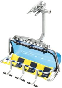JC86400 - Telesilla amarilla y azul para 6 personas
