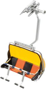 JC87150 - Telesilla para 4 personas Black and Orange Orange Bubble