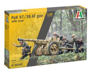 ITA96460 - Cañón antitanque PAK 97/38 con tripulación para ensamblar y pintar