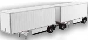 DCM91036 - 2 remolques con contenedor de 40 pies