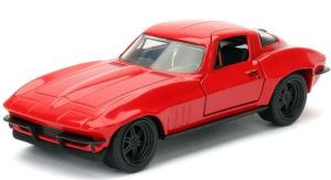 JAD98306 - CHEVROLET chevy Corvette 1966 rojo RÁPIDO Y FURIOSO