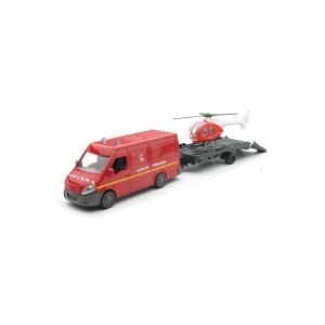 NEW19915B - Conjunto de camión de bomberos y helicóptero.