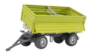 BRU2203 - Remolque basculante verde claro Escala:1/16