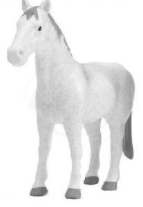 BRU2306BLANC - Caballo Blanco Escala: 1/16