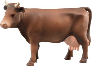 BRU2308 - patrón aleatorio de vaca marrón
