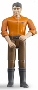 BRU60007 - Hombre moreno con pantalón marrón Escala: 1/16