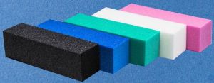 COLLE211005 - 5 esponjas abrasivas con granos de 100; 120; 150;180; 240