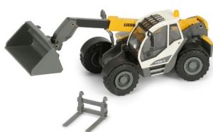 CON2452 - Cargadora telescópica LIEBHERR T55-7 con horquillas y cuchara