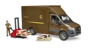 BRU2678 - MERCEDES BENZ Sprinter Camión UPS con conductor y accesorios
