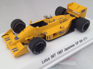 RECR70184 - LOTUS 99TB #11 6º GP F1 Japón 1987 S.Nakajima