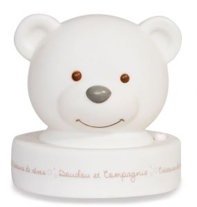 DC2488BLANC - Lámpara de noche oso - Blanco