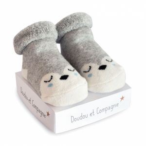 DC3706-04 - Calcetín de bebé para bebés - Gris