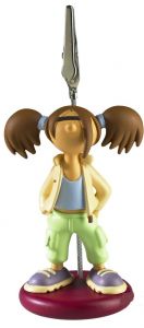DEMKM08 - Memo clip Lili Varicella estatuilla altura 7 cm