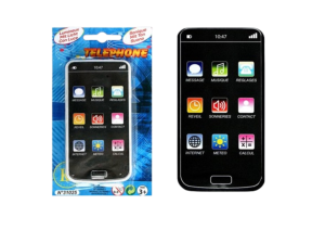 LPB31025 - Smartphone de plástico con luz y sonido - 19 cm - Modelo Random
