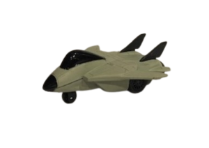 NEW01277C - Avión de combate gris de fricción