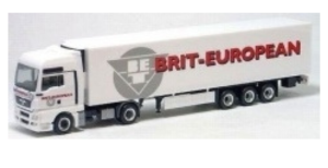 HER280384 - MAN TGA con remolque basculante BRIT EUROPEAN