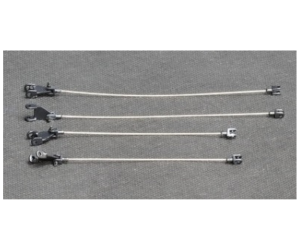 YCC783C-4 - Cables Arrow metalizados LG 1550 Negro RAL9005