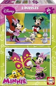 EDU15135 - 2 Rompecabezas 20 Piezas DISNEY - Minnie