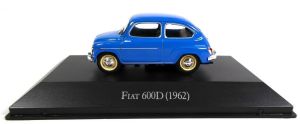MAGARG04 - FIAT 600D 2 puertas 1962 azul vendido en blister