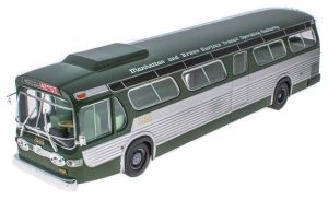 G1255073 - NewYork GENERAL MOTORS Neew Look Fishbowl TDH 5301 Autobús urbano americano verde y gris de 1965