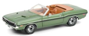 GREEN13586 - DODGE Challenger R/T convertible abierto 1970 verde metalizado