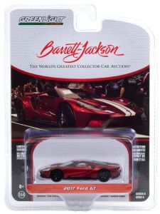 GREEN37220-E - FORD GT 2017 rojo metalizado Barrett Jackson vendido en blister
