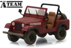 GREEN86528 - JEEP CJ-7 1981 Animal Preseve The A-Team de la serie de televisión A-Team