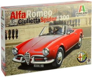 ITA3653 - ALFA ROMEO Giulietta Spider 1300 maqueta para montar y pintar