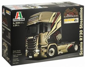 ITA3930 - SCANIA R730 Streamline Team Chimera 4x2 Show Truck maqueta para montar y pintar