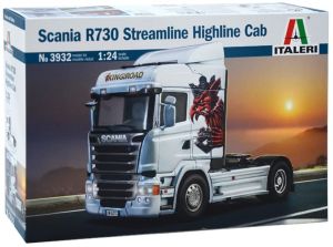 ITA3932 - SCANIA R730 Streamline Highline Cab 4x2 maqueta para montar y pintar