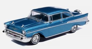 IXO-IA64021 - CHEVROLET Bel-Air Sedan 1957 Azul en blister