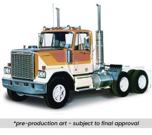 IXO-U64TR013 - GMC General 6x4 1980 Naranja / Amarillo y beige