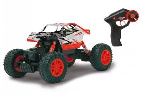 JAM410054 - Crawler controlado por radio Hillriser: rojo; blanco y negro