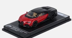 KTH09 - BUGATTI Chiron Super Sport Rojo y Negro - Colección Hypercar League