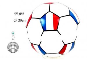 LPB22375 - Balón de fútbol hinchable talla 4 - FRANCIA - 25 cm