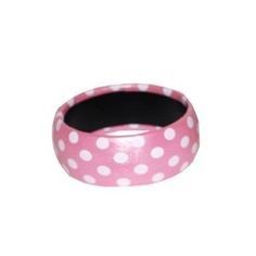 LPE53646 - Pulsera rosa con lunares blancos - Infantil