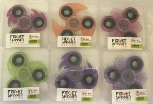 LPT35973 - Hand Spinner Design glitter - Color y modelo aleatorios