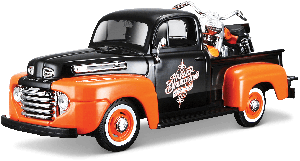 MST32180 - Camioneta FORD F-1 con motocicleta HARLEY DAVIDSON de 1948