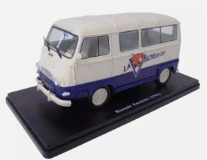 MAG24LAVACHE - RENAULT Estafette 1962 - La Vache qui Rit azul y blanco