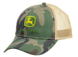 MC13080003BK - Gorra de camionero JOHN DEERE patrón de camuflaje